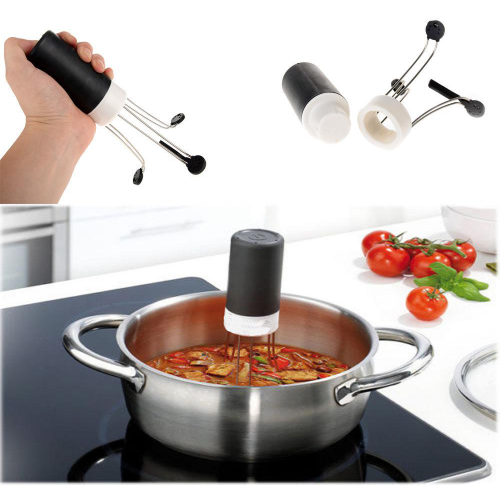 Cordless Stir Crazy Stick Blender mixer Automatic Hands Free Kitchen Utensil  Food Sauce Auto Stirrer Blender